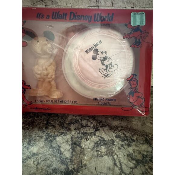 Vintage Disney Wonderful World Of Beauty Soap And Dusting Powder New‎ In Package - Picture 4 of 5
